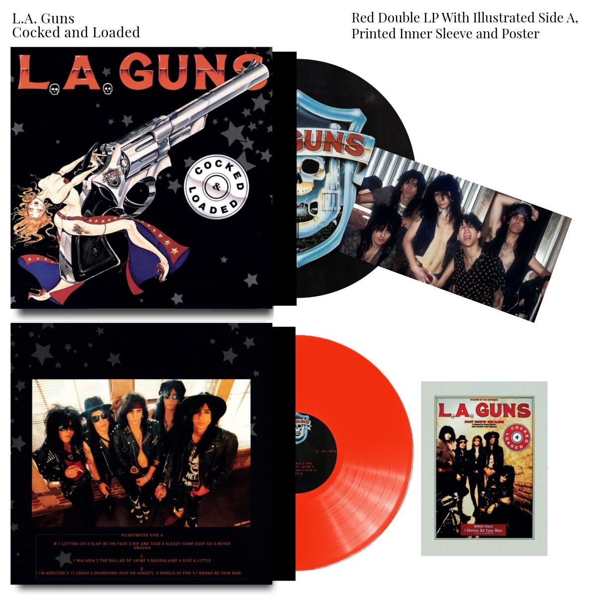L.A. Guns - Cocked And Loaded Vinyl