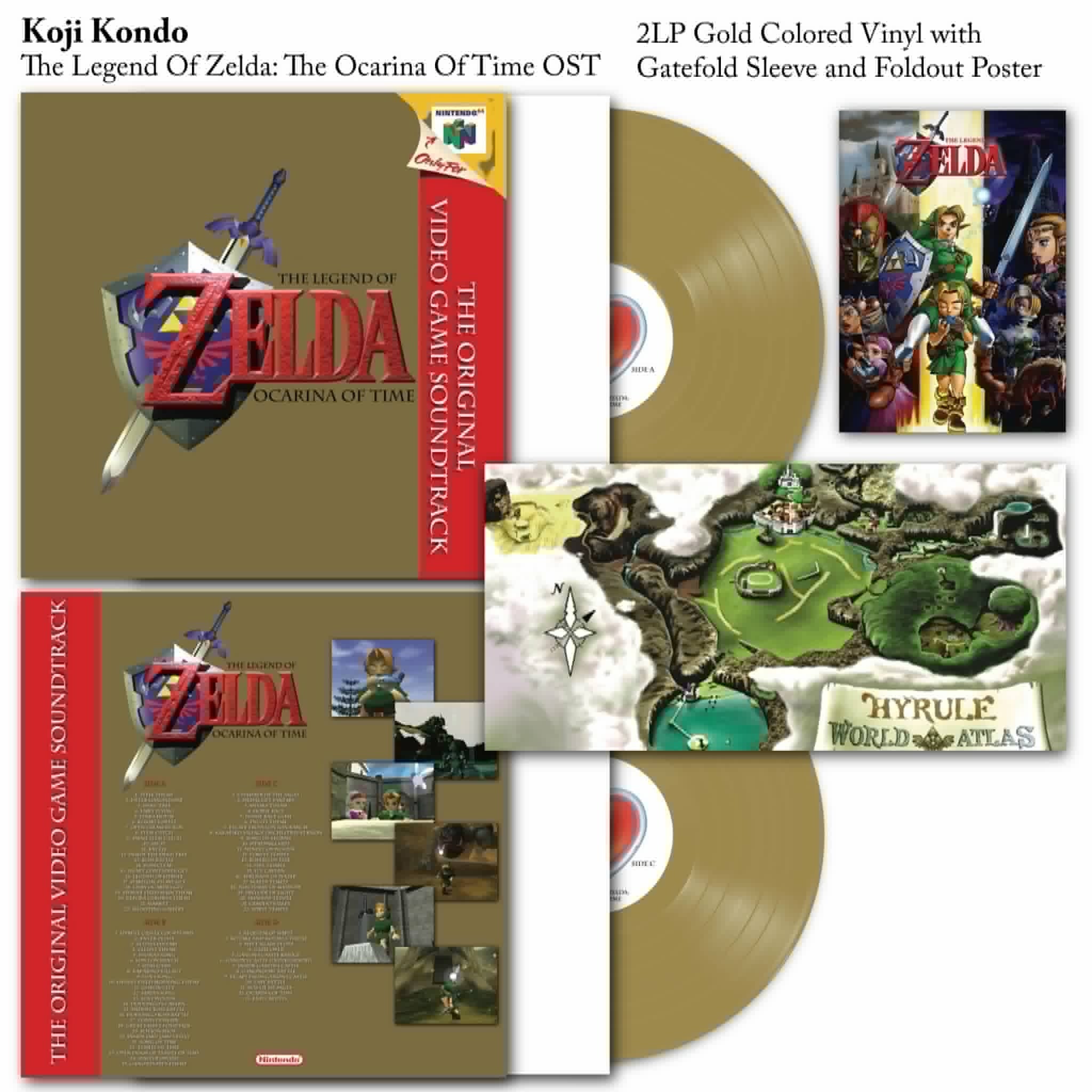 The Legend of Zelda: The Ocarina Of Time OST Vinyl