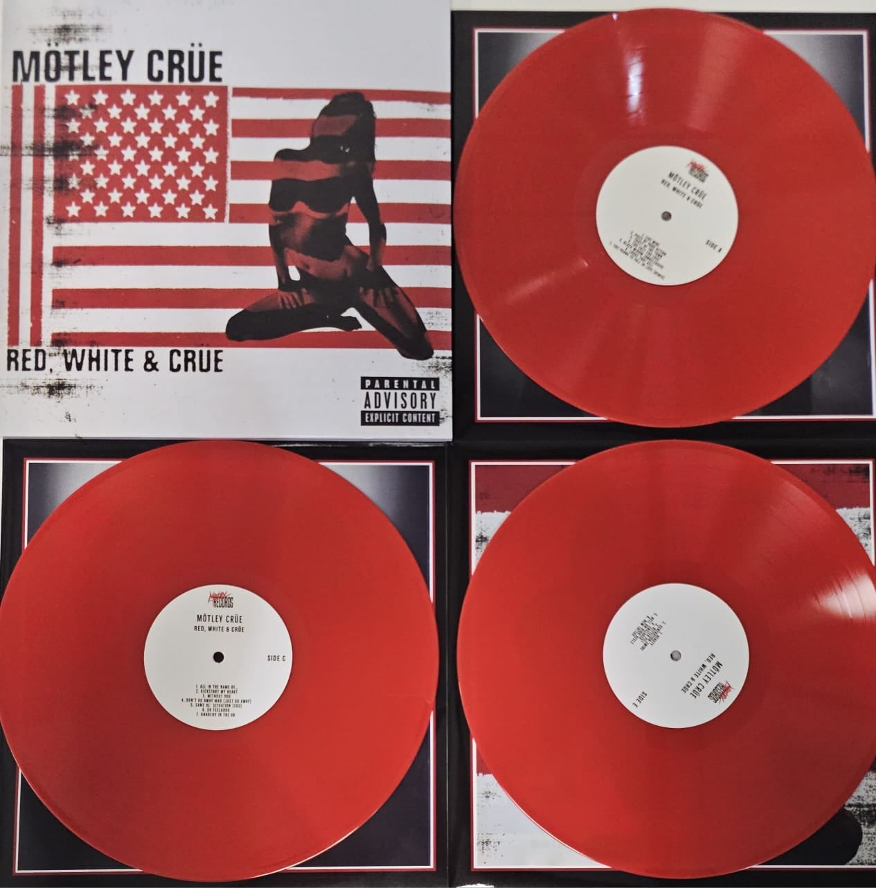 Mötley Crüe - Red White & Crue Vinyl