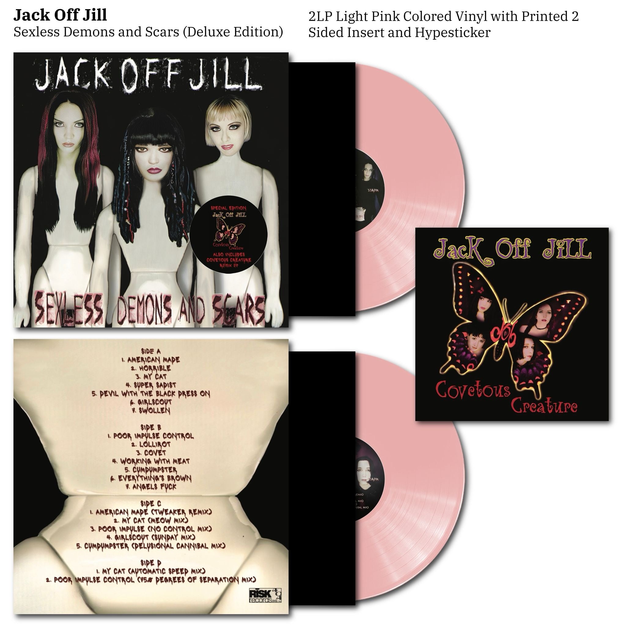 Jack Off Jill - Sexless Demons and Scars Vinyl
