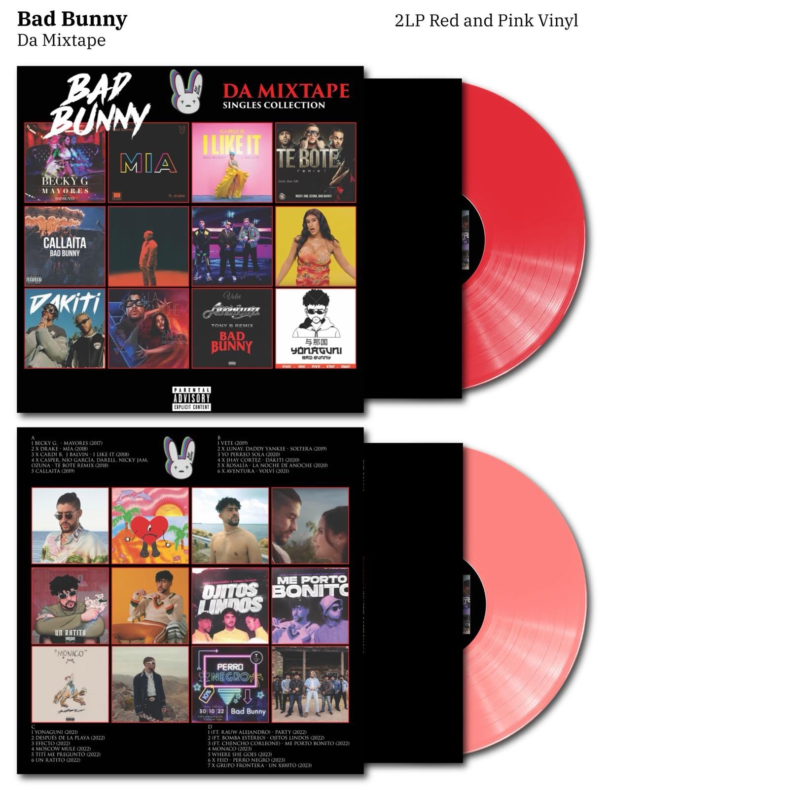Bad Bunny – Da Mixtape (Singles Collection) Vinyl