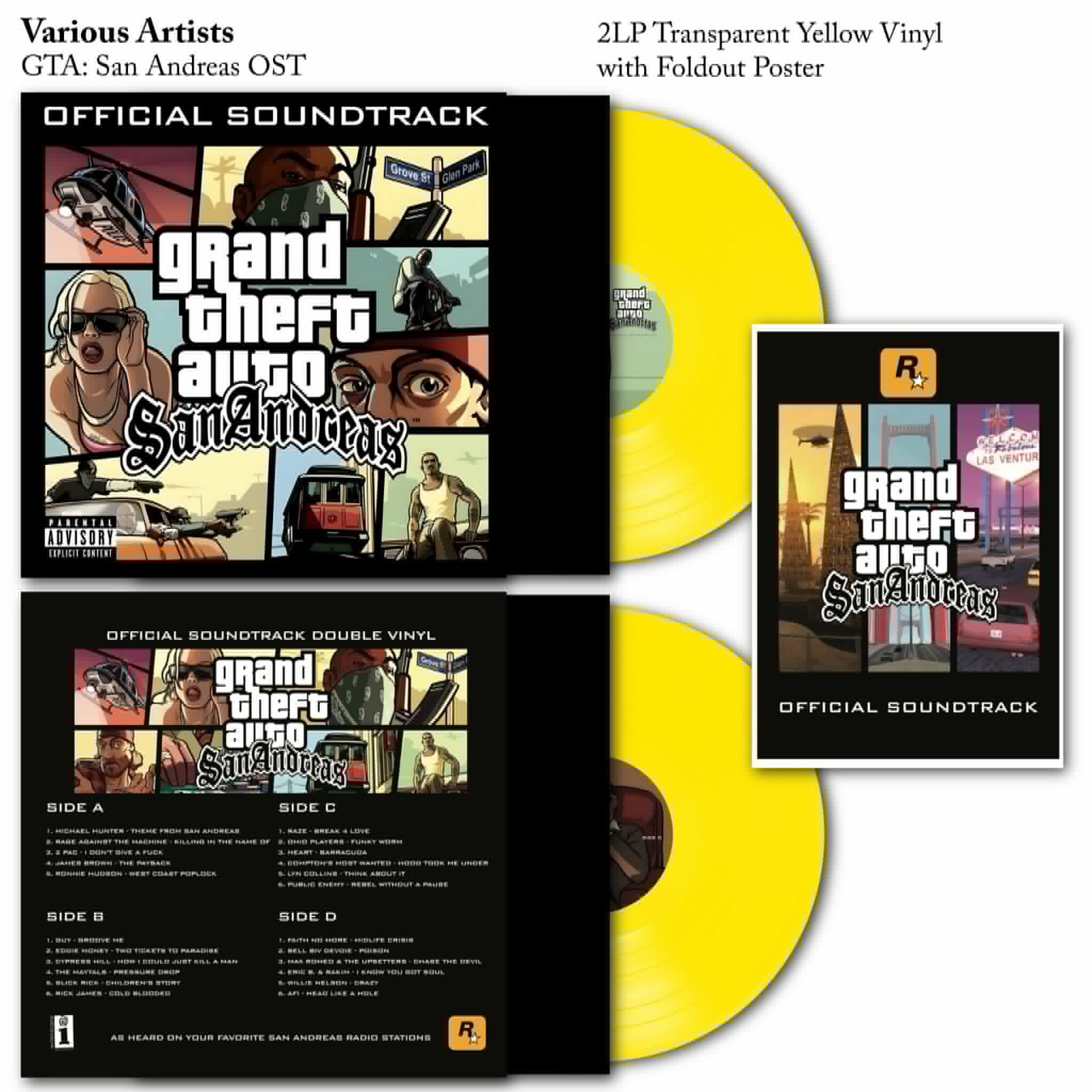 Grand Theft Auto: San Andreas OST Vinyl