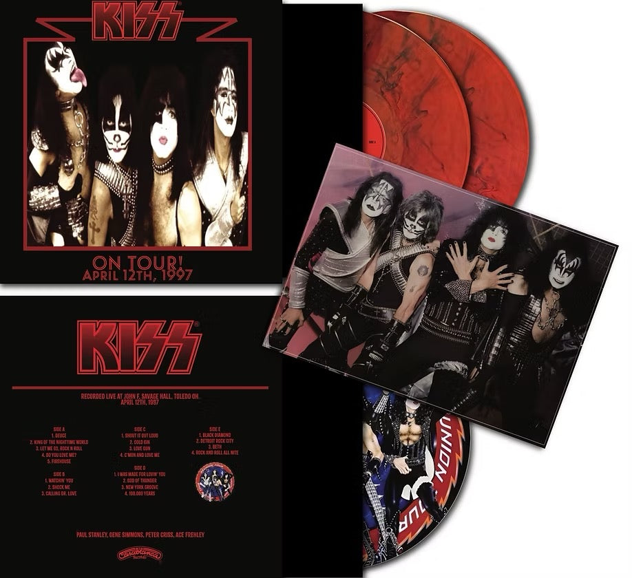 Kiss – On Tour! Live In Toledo 1997 "3LP COLOURED VINYL - ILLUSTRATED F SIDE"