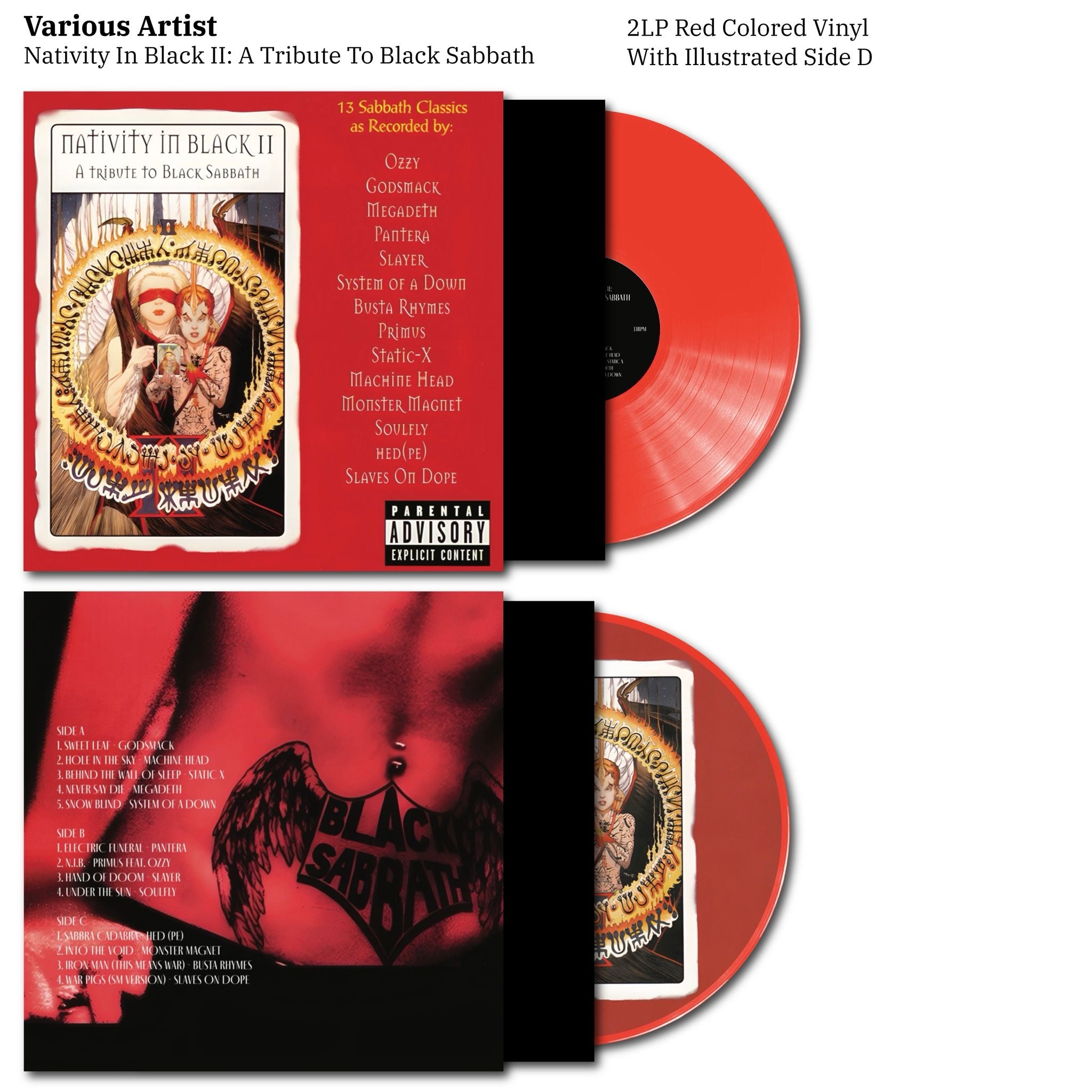 Nativity In Black II: A Tribute To Black Sabbath Vinyl