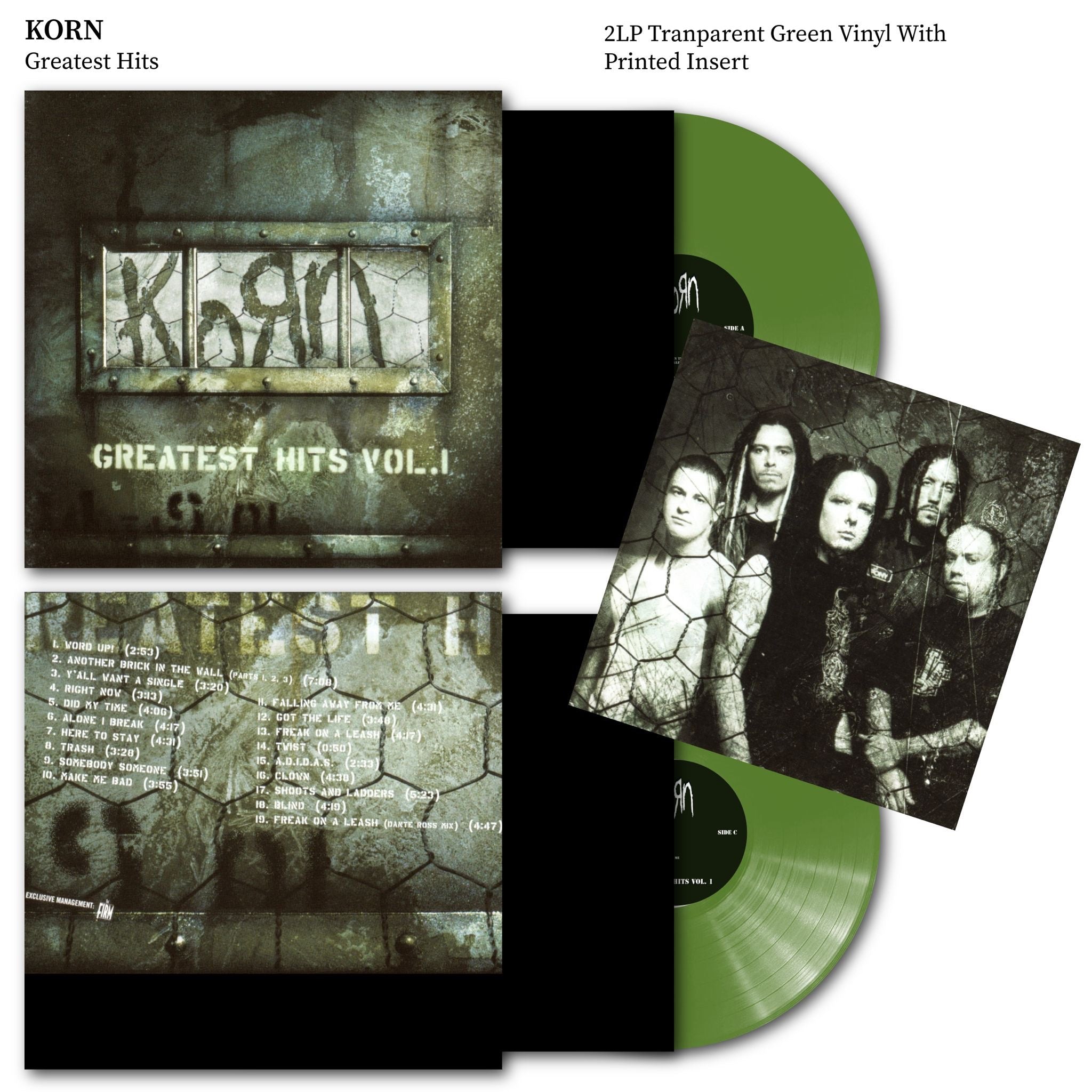 Korn - Greatest Hits Vinyl