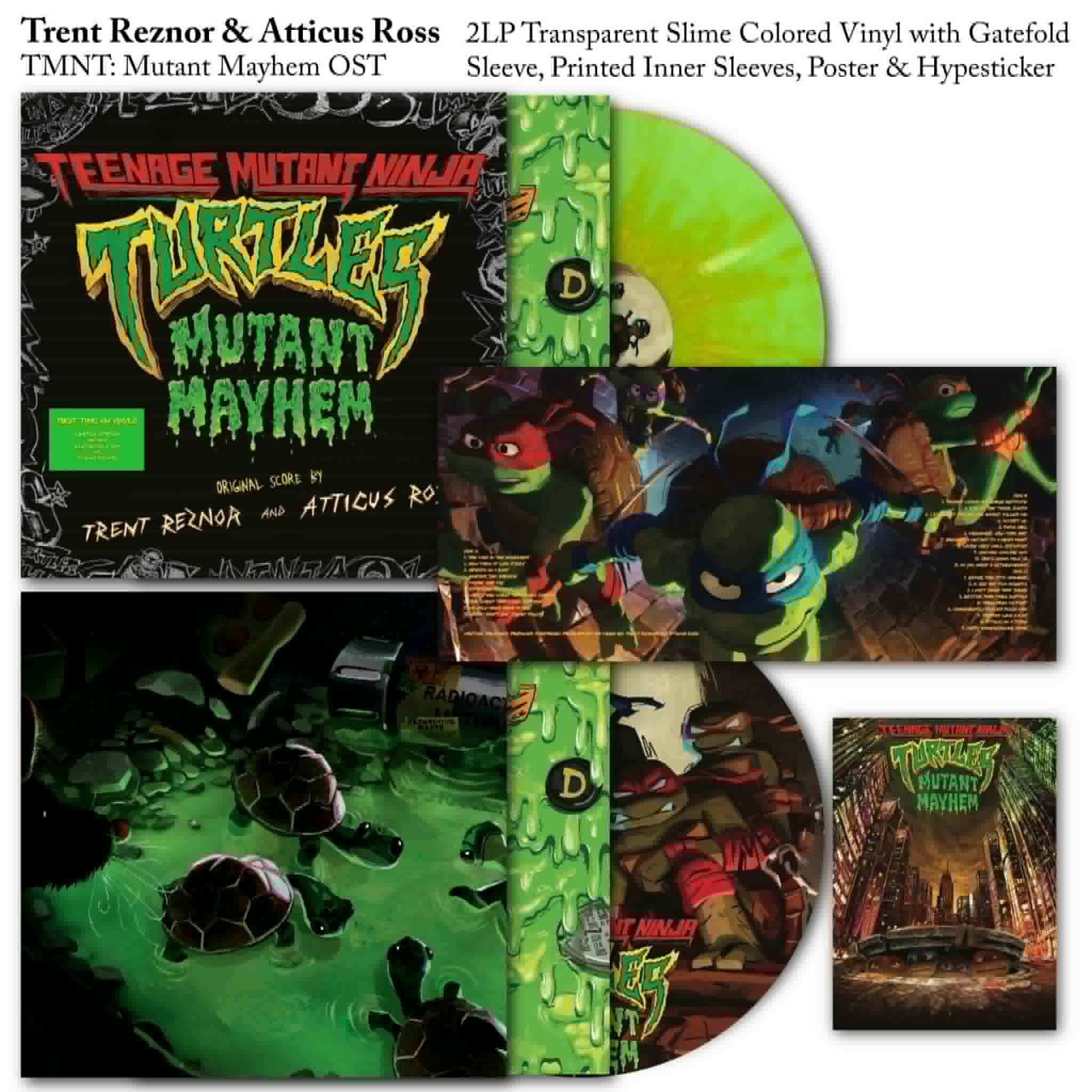 Trent Reznor & Atticus Ross TMNT: Mutant Mayhem OST Vinyl